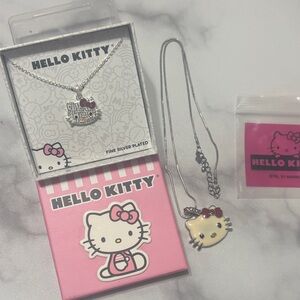 Hello Kitty Necklace Bundle (2 pcs) – One New in Box, One Preowned